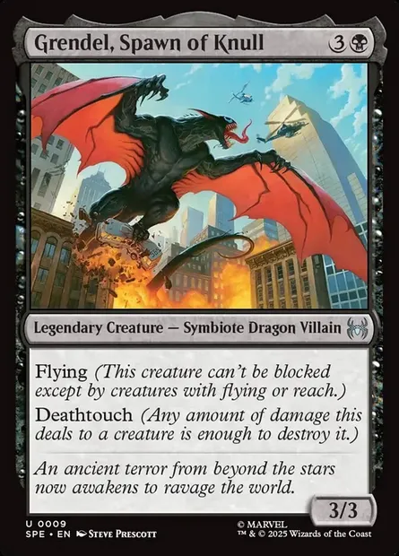 Grendel, Spawn of Knull, Magic card SPE 9 — Marvel's Spider-Man Eternal set