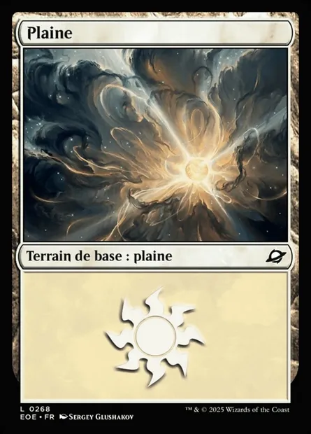 Plaine, carte Magic EOE 268 — extension Edge of Eternities