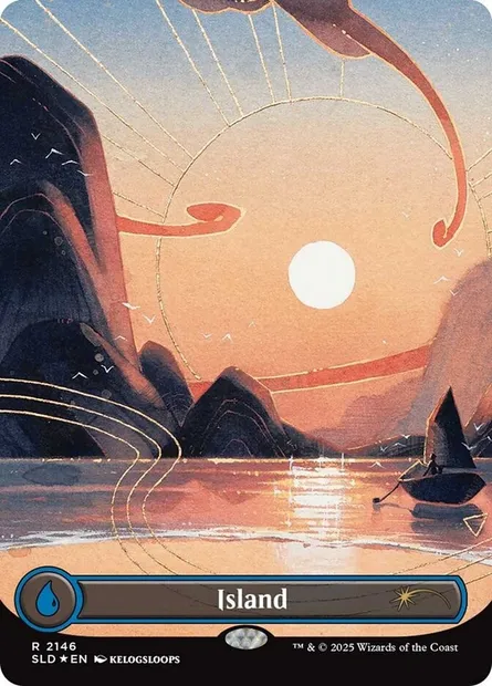 Island, Magic card SLD 2146 — Secret Lair Drop set