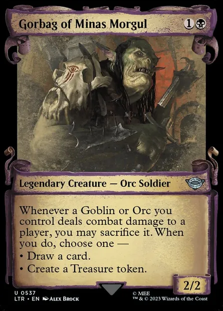 Gorbag of Minas Morgul, Magic card LTR 537 — The Lord of the Rings: Tales of Middle-earth set