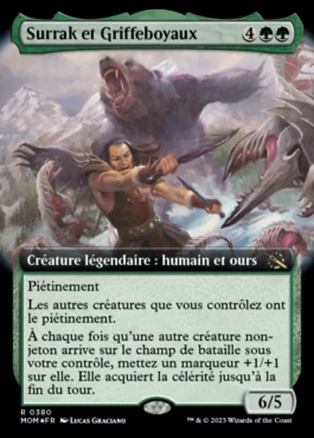 Surrak et Griffeboyaux, carte Magic MOM 380 — extension L'invasion des machines