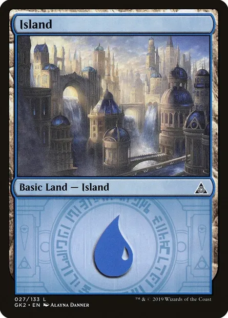 Island, Magic card GK2 27 — RNA Guild Kit set
