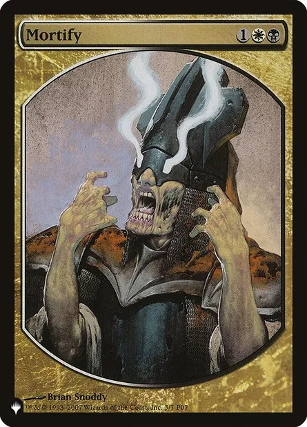 Mortify, Magic card P 07-3 — The List set