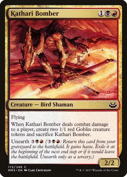 Kathari Bomber, Magic card MM3 172 — Modern Masters 2017 set