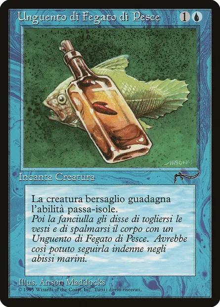 Fishliver Oil, Magic card RIN 26 — Rinascimento set