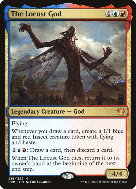 The Locust God, Magic card C20 219 — Commander 2020 set
