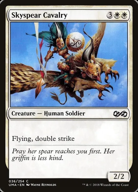 Skyspear Cavalry, Magic card UMA 36 — Ultimate Masters set