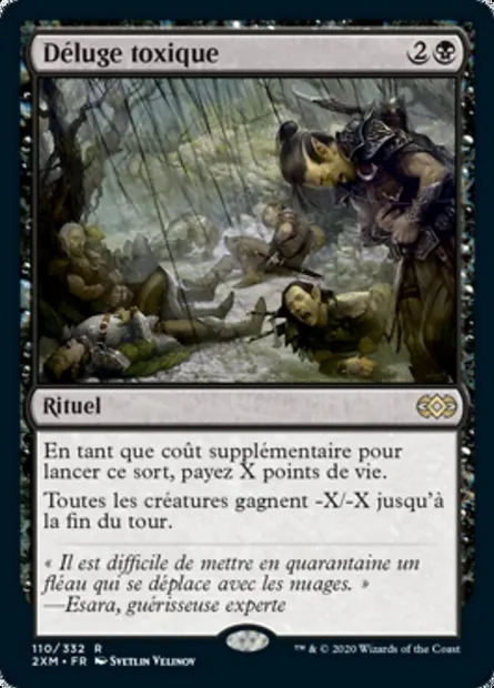 Déluge toxique, carte Magic 2XM 110 — extension Double Masters