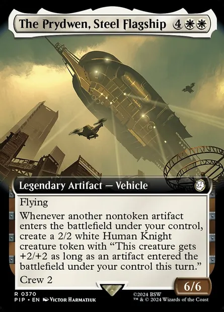 The Prydwen, Steel Flagship, Magic card PIP 370 — Fallout set