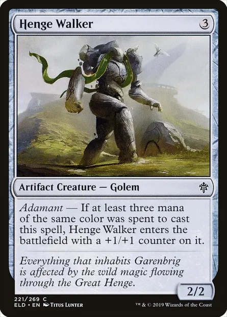 Henge Walker, Magic card ELD 221 — Throne of Eldraine set
