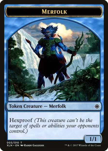Merfolk, Magic card TXLN 3 — Ixalan Tokens set
