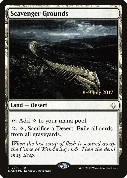 Scavenger Grounds, Magic card PHOU 182s — Hour of Devastation Promos set