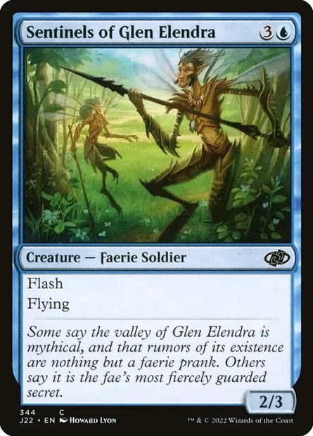 Sentinels of Glen Elendra, Magic card J22 344 — Jumpstart 2022 set