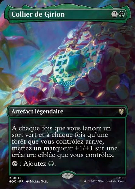 Collier de Girion, carte Magic HOC 12 — extension The Hobbit Eternal