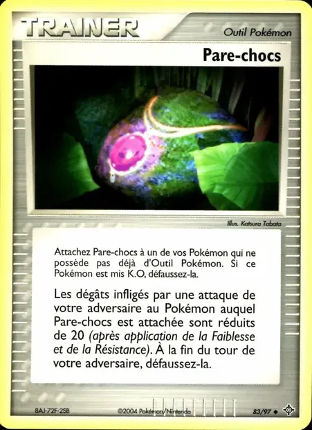 Pare-chocs, carte Pokémon DR 83 — extension EX Dragon