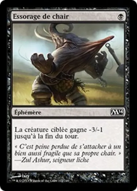 Essorage de chair, carte Magic M14 122 — extension Magic 2014