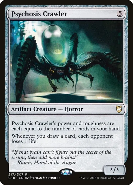 Psychosis Crawler, Magic card C18 217 — Commander 2018 set