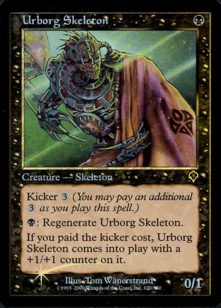 Squelette d'Urborg, carte Magic INV 134★ — extension Invasion