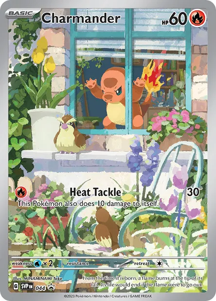 Charmander, Pokémon card PR-SV 044 — SVP Black Star Promos set