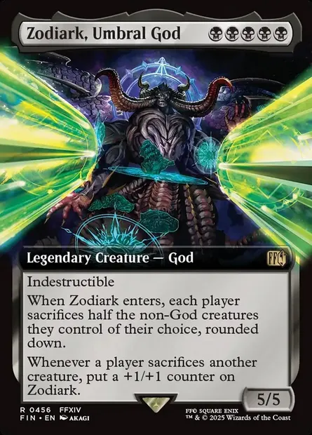 Zodiark, Umbral God, Magic card FIN 456 — Final Fantasy set