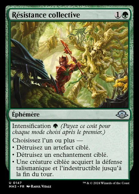 Résistance collective, carte Magic MH3 147 — extension Modern Horizons 3