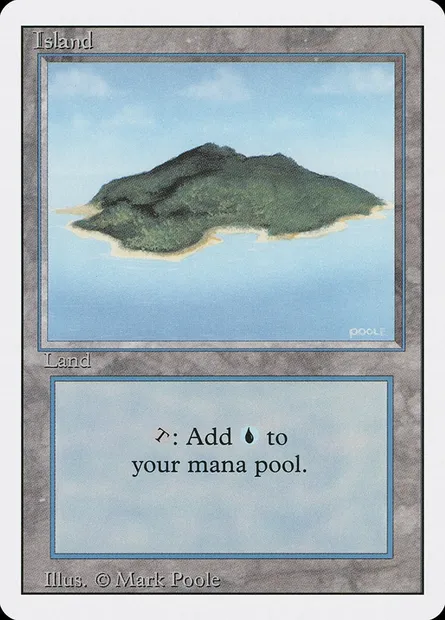 Ile, carte Magic 3ED 296 — extension Revised Edition