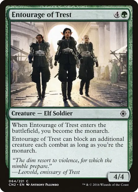Entourage de Trest, carte Magic CN2 64 — extension Conspiracy: Take the Crown