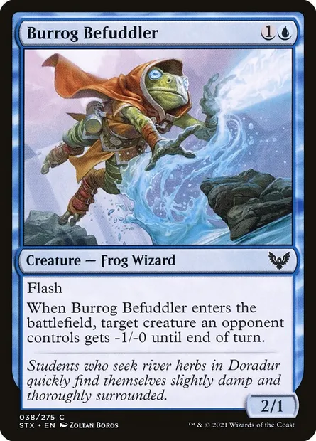 Burrog Befuddler, Magic card STX 38 — Strixhaven: School of Mages set