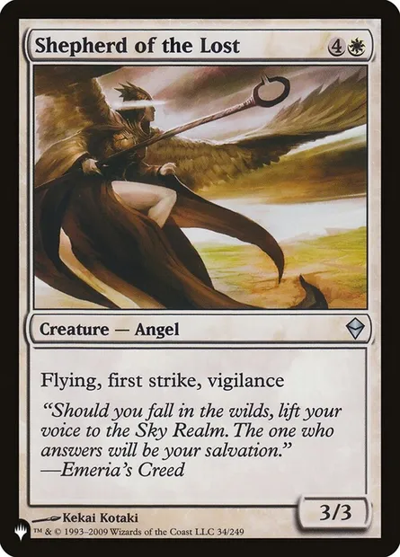 Shepherd of the Lost, Magic card PLST ZEN-34 — The List set