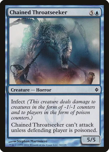 Chained Throatseeker, Magic card NPH 30 — New Phyrexia set