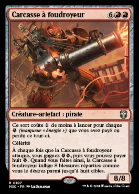 Carcasse à foudroyeur, carte Magic M3C 107 — extension Modern Horizons 3 Commander