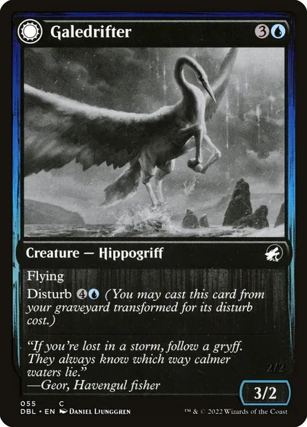 Galedrifter // Waildrifter, Magic card DBL 55 — Innistrad: Double Feature set