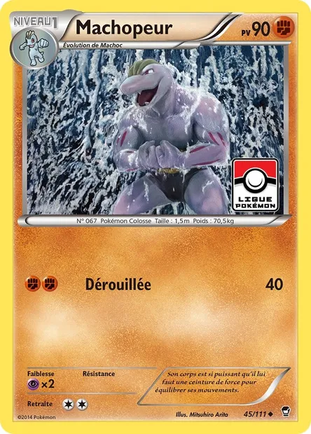 Machopeur, carte Pokémon FFI 45 — extension Poings Furieux