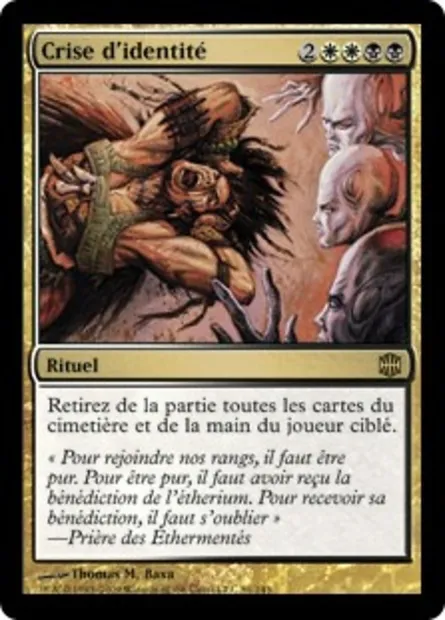 Crise d'identité, carte Magic ARB 81 — extension La Renaissance d'Alara