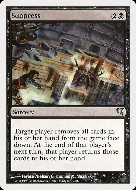 Suppress, Magic card PHUK 26 — Hachette UK set