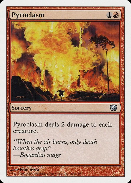 Pyroclasm, Magic card 8ED 210 — Eighth Edition set