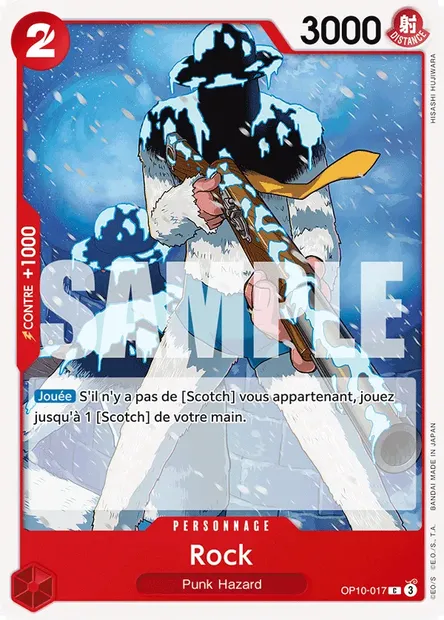 Rock, carte One Piece OP10-017 — extension SANG ROYAL