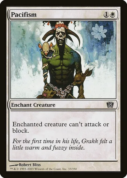Pacifism, Magic card 8ED 33★ — Eighth Edition set