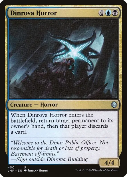 Dinrova Horror, Magic card JMP 450 — Jumpstart set