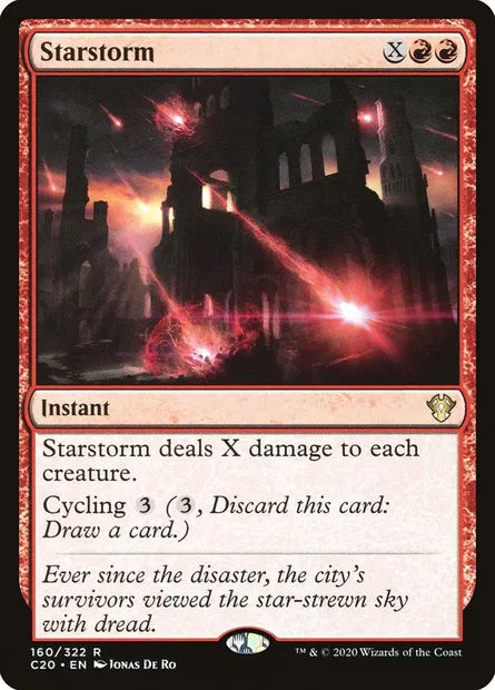 Starstorm, Magic card C20 160 — Commander 2020 set