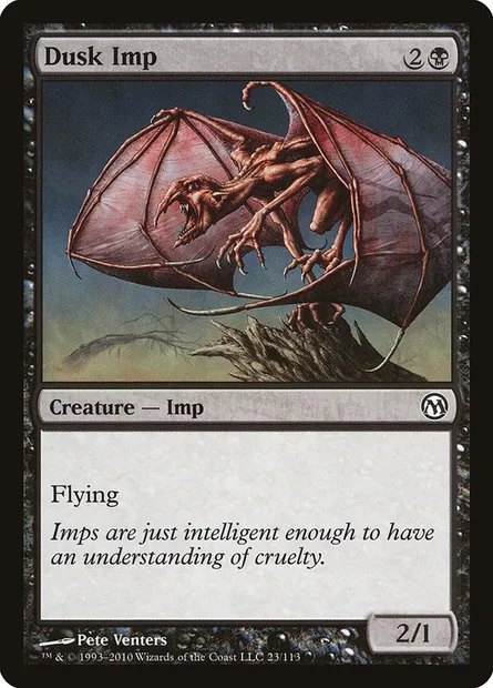 Dusk Imp, Magic card DPA 23 — Duels of the Planeswalkers set