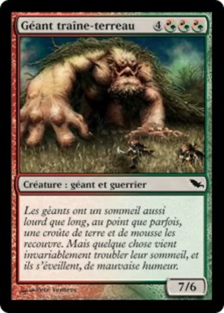 Géant traîne-terreau, carte Magic SHM 210 — extension Sombrelande