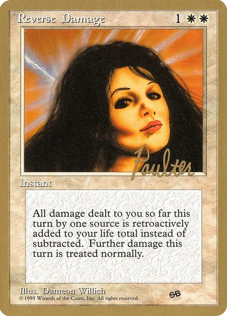 Reverse Damage, Magic card PTC pp45sb — Pro Tour Collector Set set