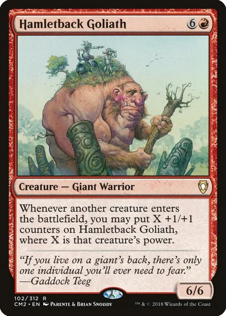 Hamletback Goliath, Magic card CM2 102 — Commander Anthology Volume II set
