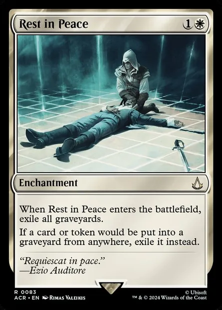Rest in Peace, Magic card ACR 83 — Assassin's Creed set