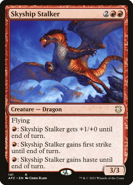 Skyship Stalker, Magic card AFC 141 — Forgotten Realms Commander set