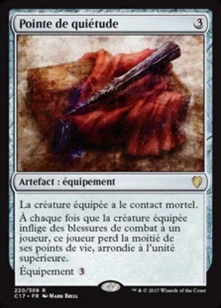 Pointe de quiétude, carte Magic C17 220 — extension Commander 2017