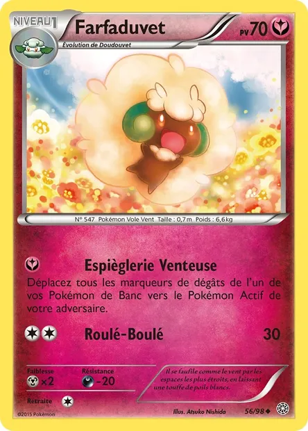 Farfaduvet, carte Pokémon AOR 56 — extension Origines Antiques