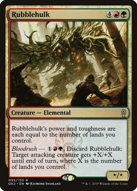 Rubblehulk, Magic card GK2 95 — RNA Guild Kit set