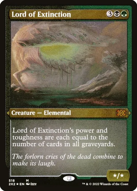 Lord of Extinction, Magic card 2X2 518 — Double Masters 2022 set
